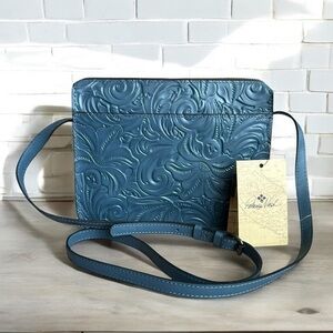 Patricia Nash Vallata Leather Crossbody Bag